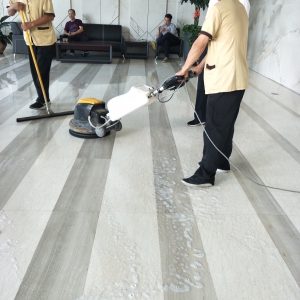 建筑物装潢后的开荒工程